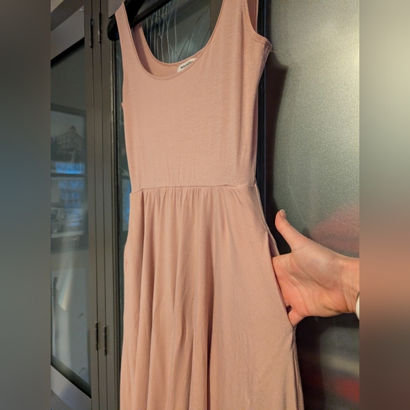 Reformation Rou Soft Pink Knit Midi Dress - Picture 6 of 7